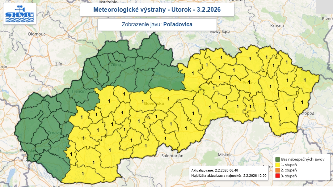 Slovensko zasiahnu vlny SNEŽENIA!