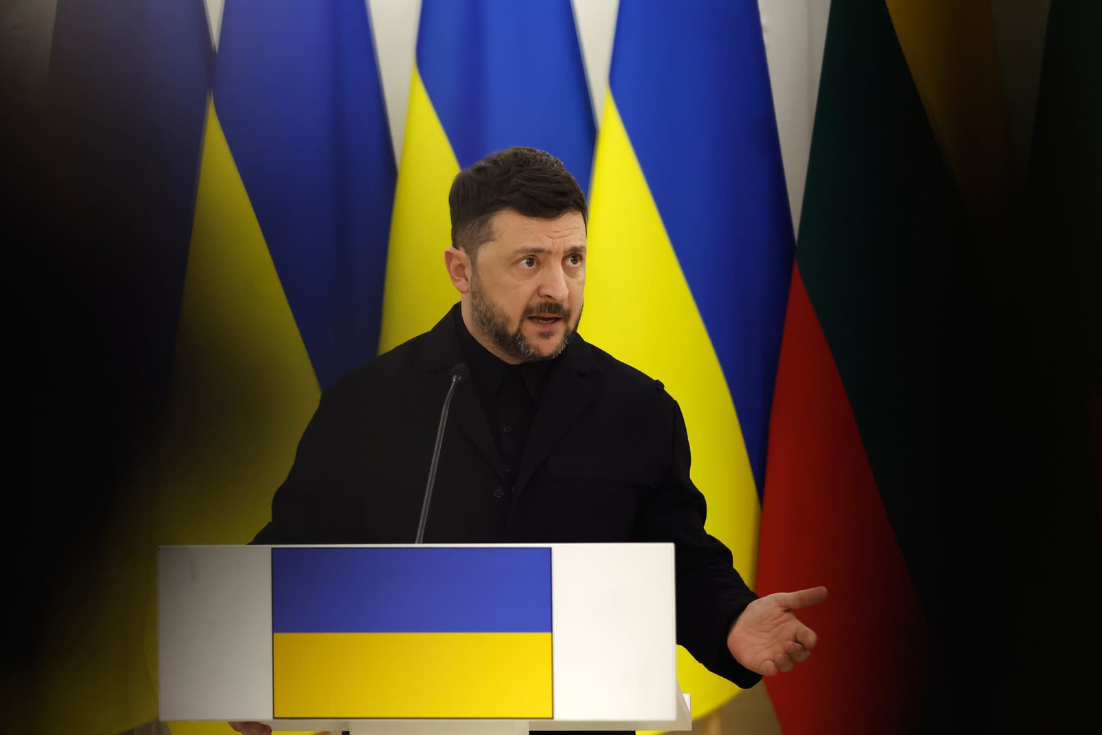 Ukrajinský prezident Volodymyr Zelenskyj.