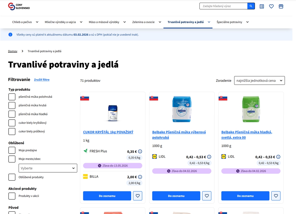 Porovnávač cien sa rozšíri: