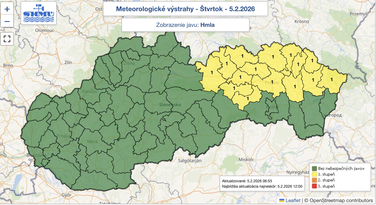 V TEJTO časti Slovenska