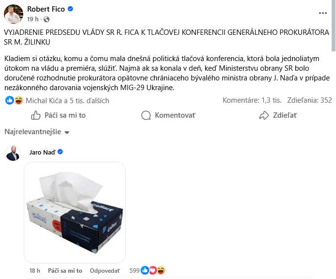 AKTUÁLNE Prokuratúra zrušila stíhanie