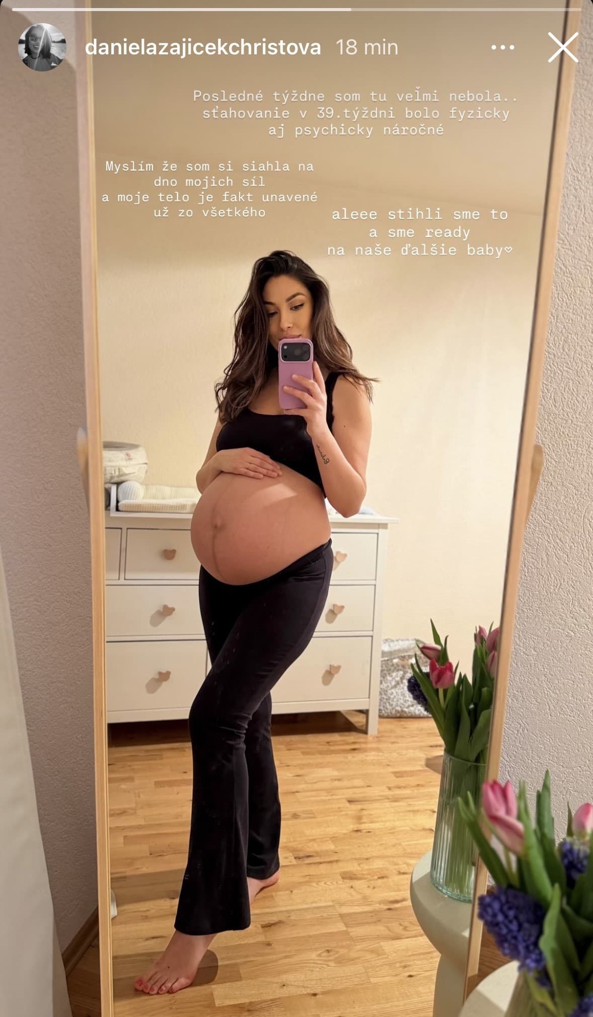 NÁROČNÉ týždne tehotnej Christovej: