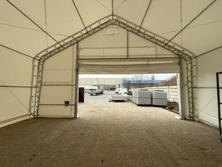 Plachtová hala ako moderné