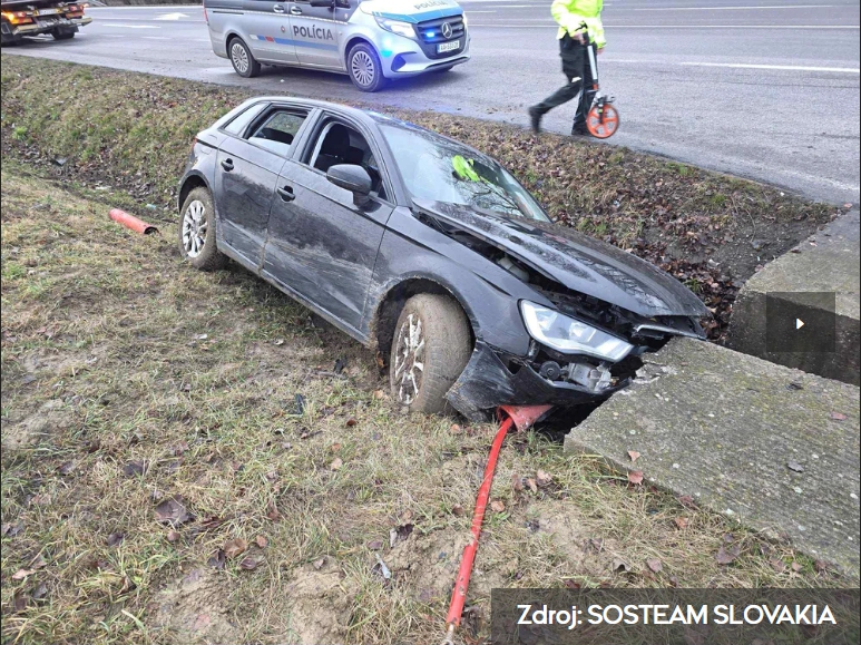 Fotografie z nehody najmladšieho syna Maroša Kramára.