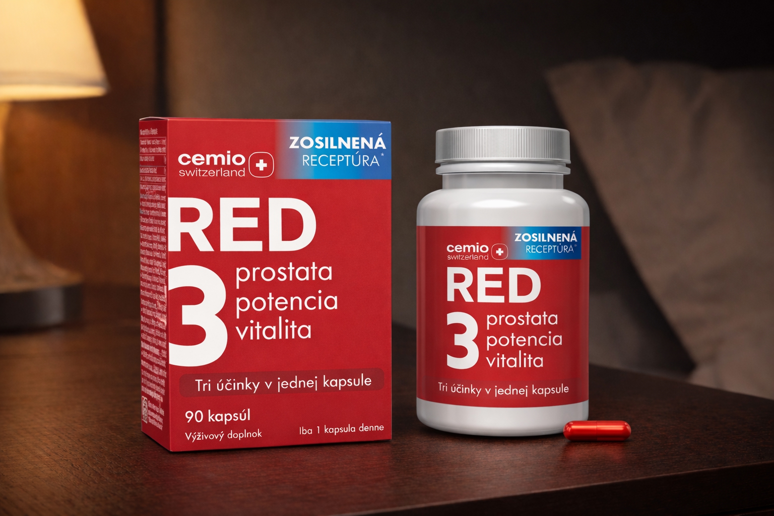 Vyskúšajte prémiový švajčiarsky prípravok Cemio RED3