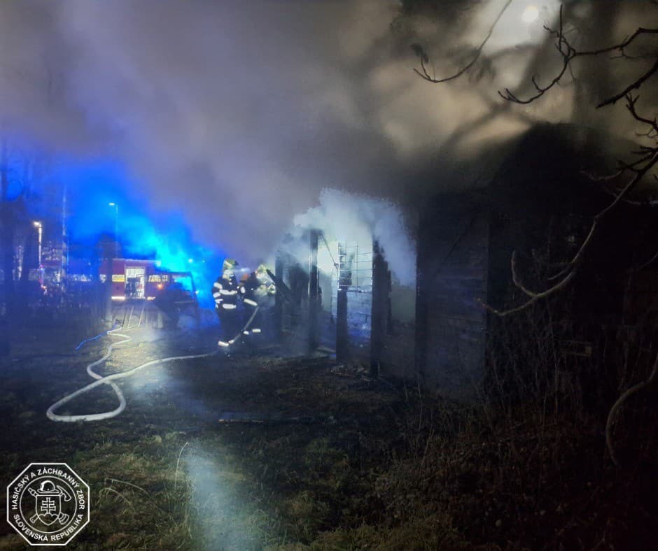 Nočný požiar v Senci: