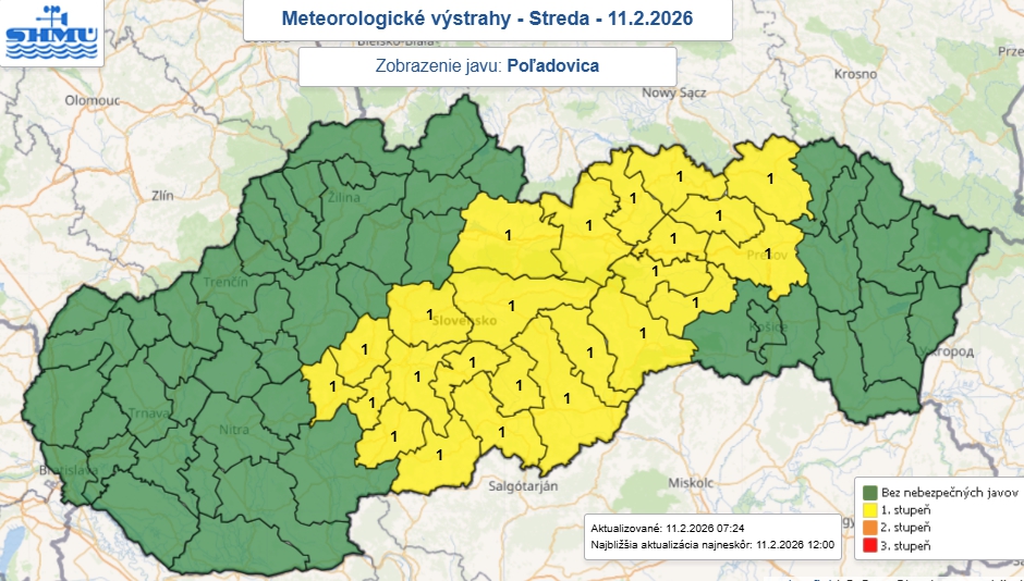 Pozor na víchricu aj