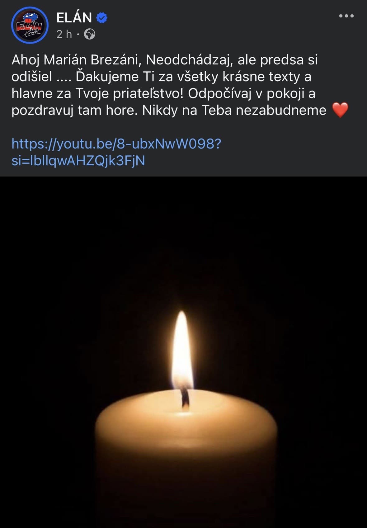 Kapela Elán v SMÚTKU: