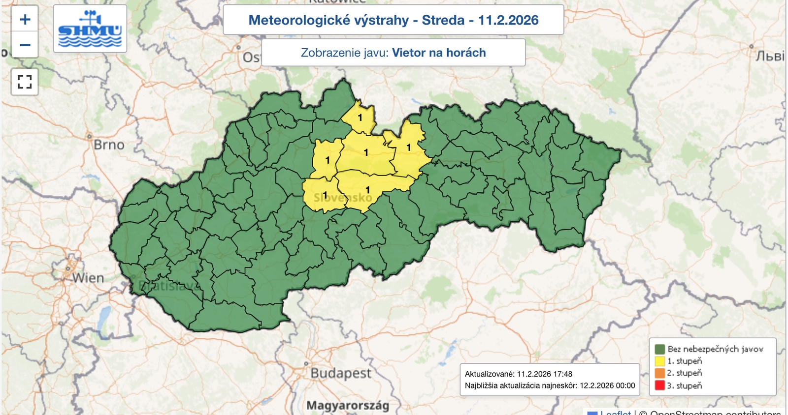 Pozor na cesty! Hmla,