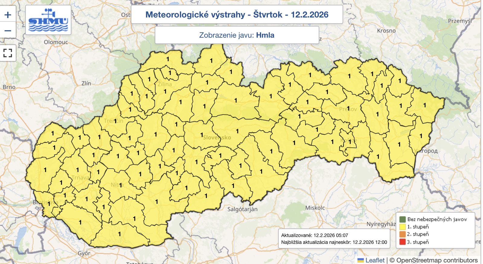 Spozornite: Na celom Slovensku