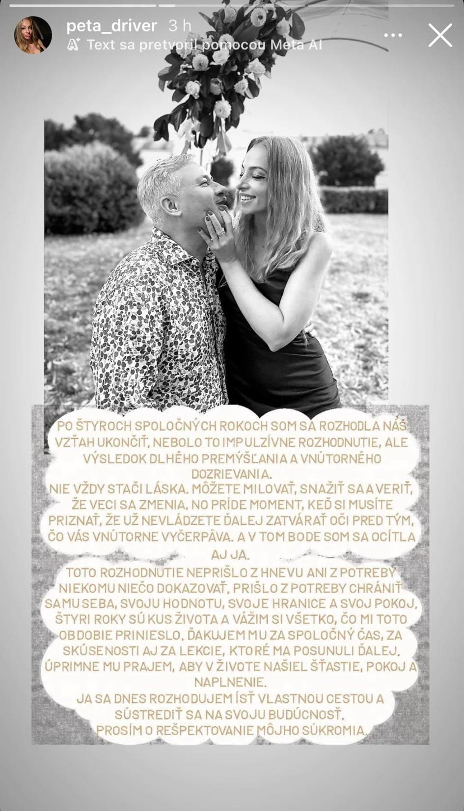 Šokujúci ROZCHOD slovenského herca: