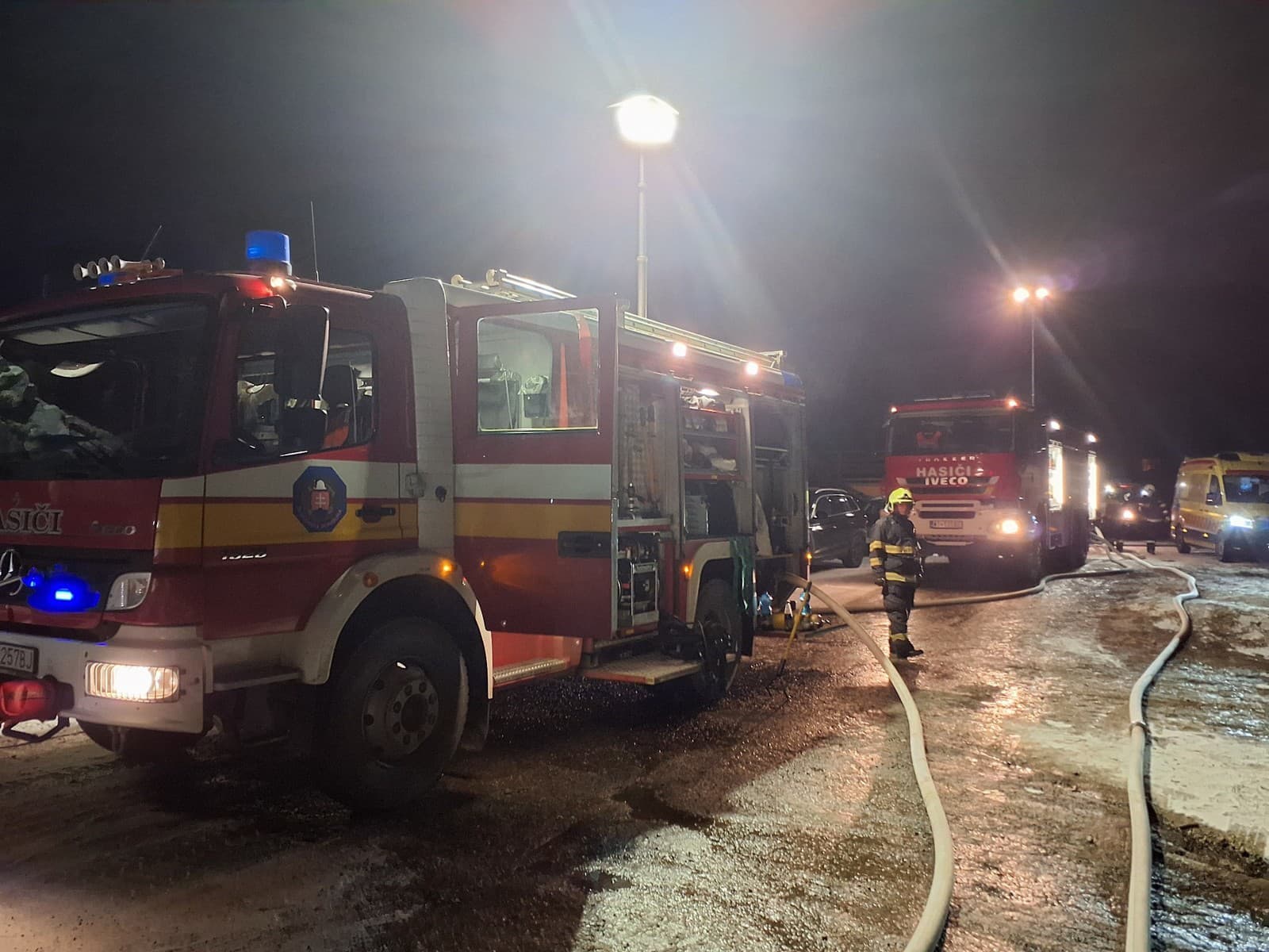 Požiar chaty vo Valči: