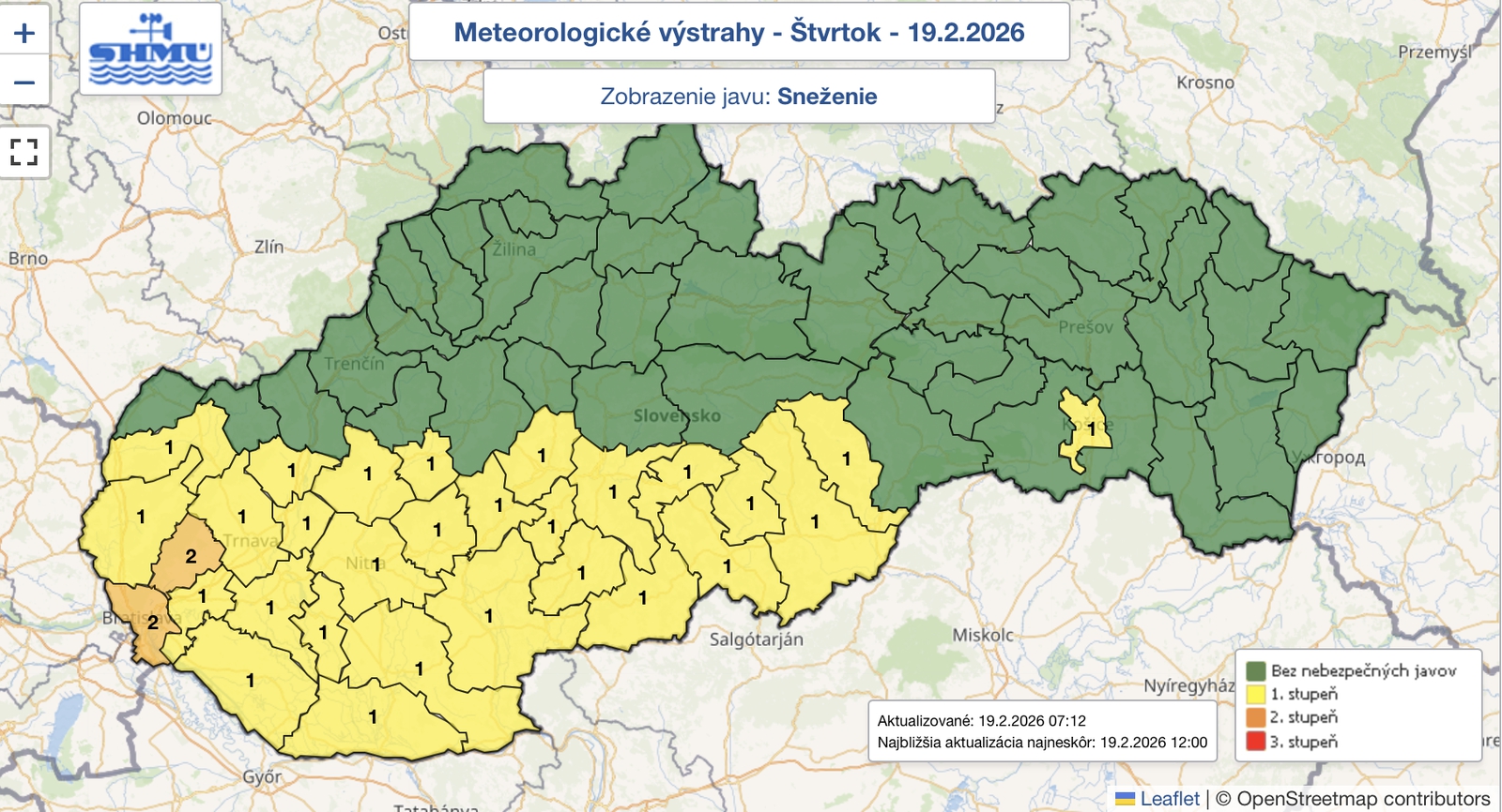 Spozornite! Na Slovensku treba