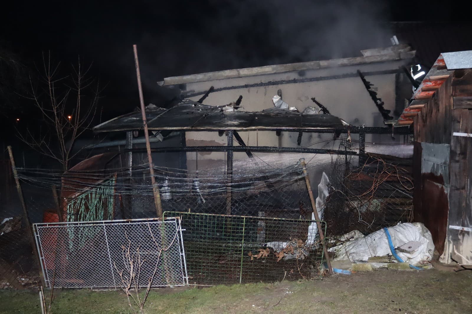 Nočný požiar v Diakovej!