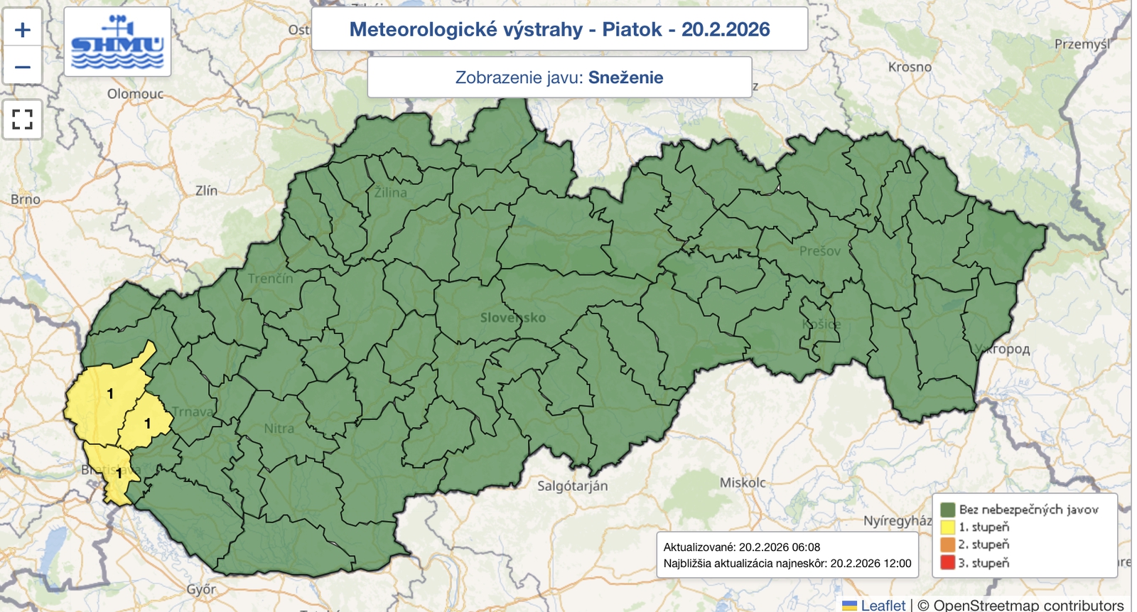 Vodiči, spozornite! Mnohé časti