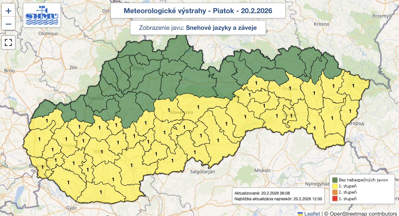 Vodiči, spozornite! Mnohé časti