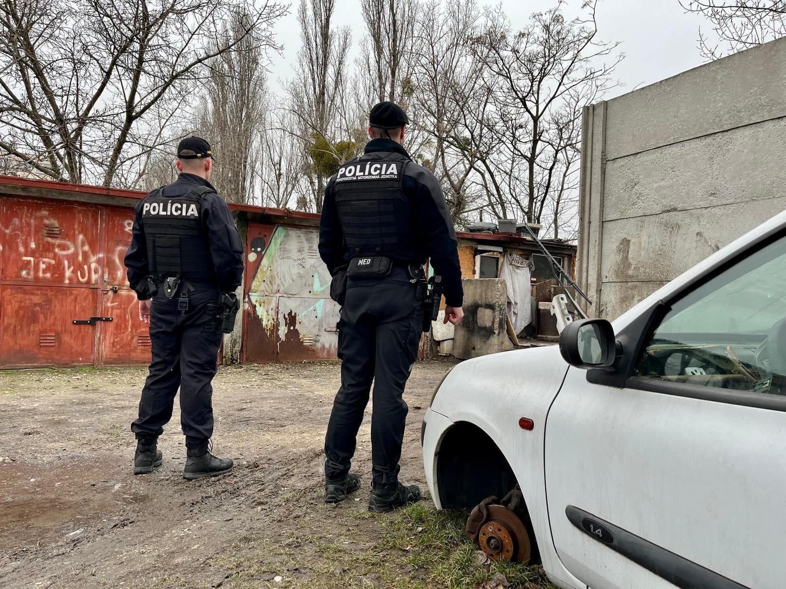 Policajná akcia v Bratislave: