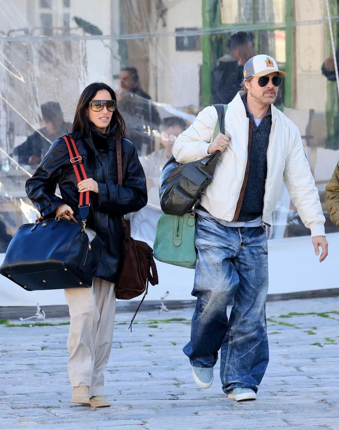 Brad Pitt a Ines de Ramon