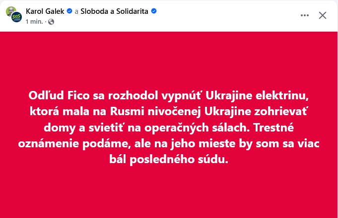 PRÁVE TERAZ Premiér Fico