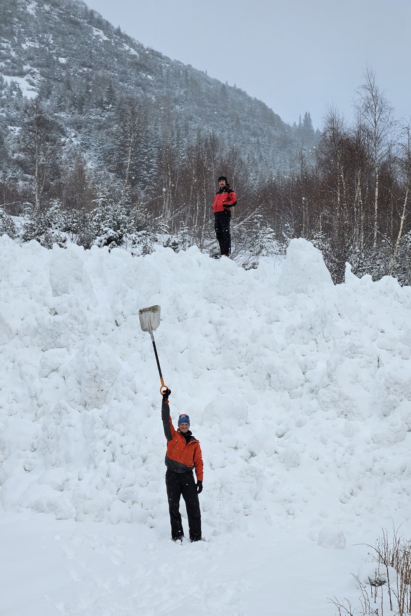 Lavína v Žiarskej doline.