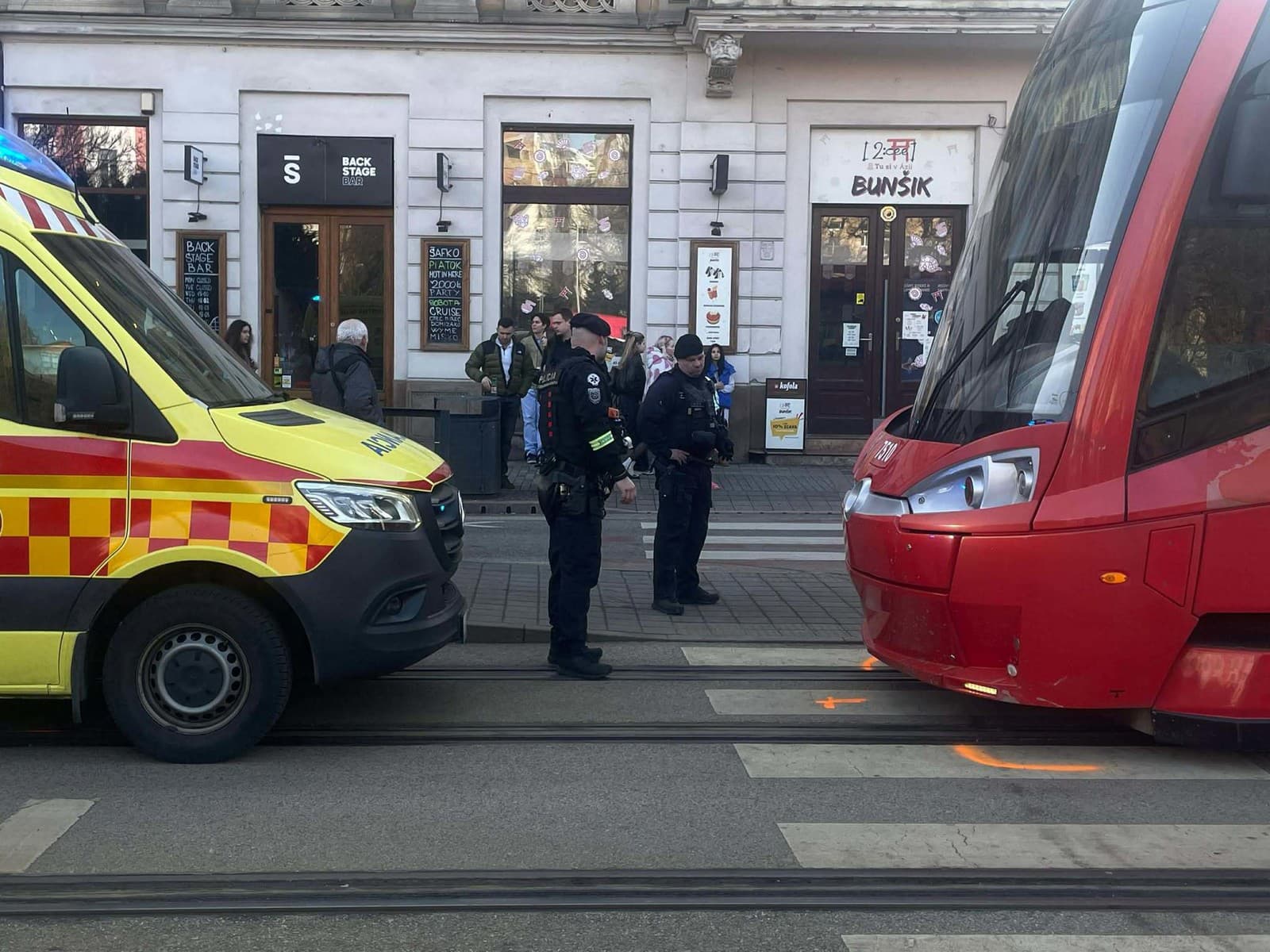 Nehoda v centre Bratislavy: