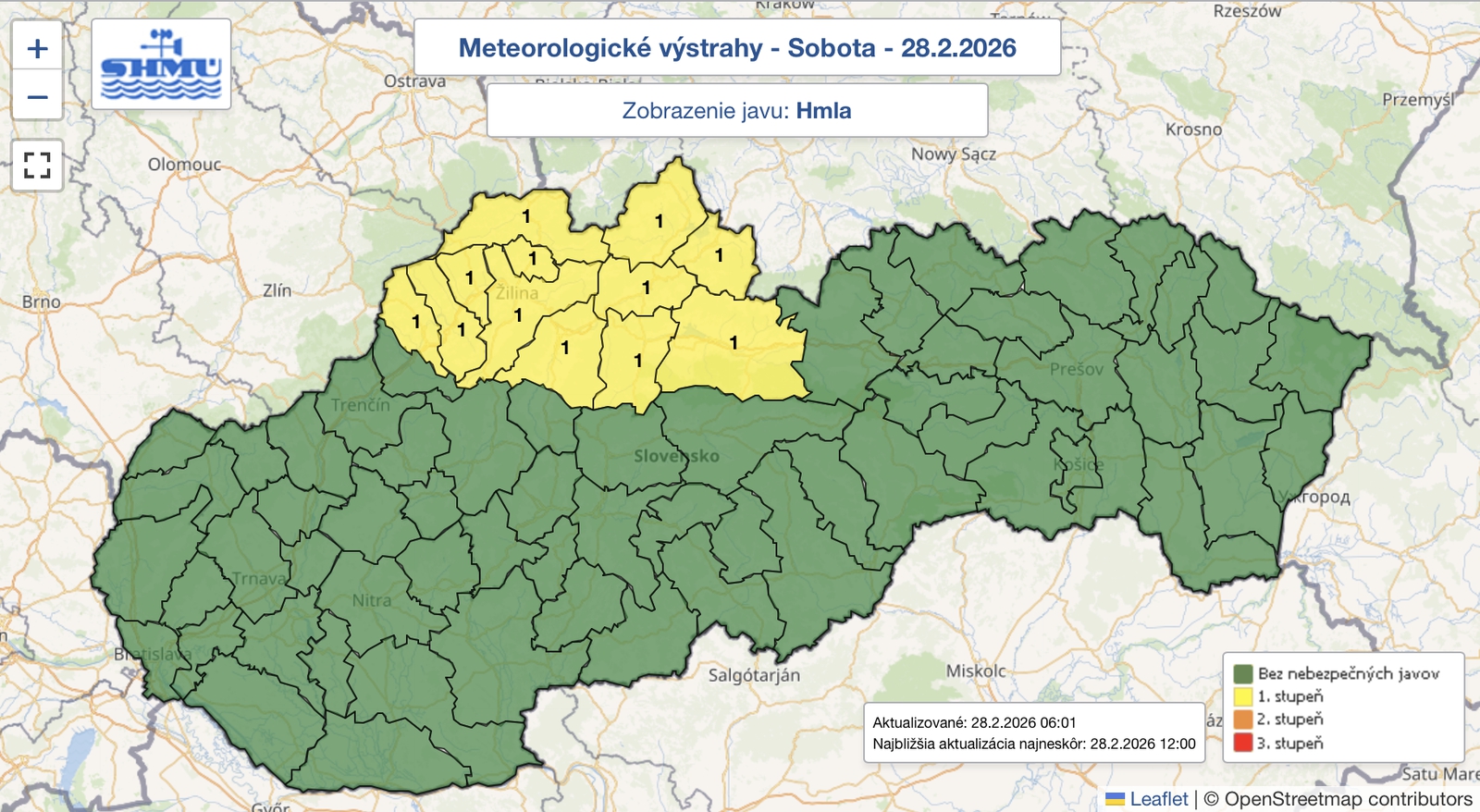 Pozor na cestách! Na