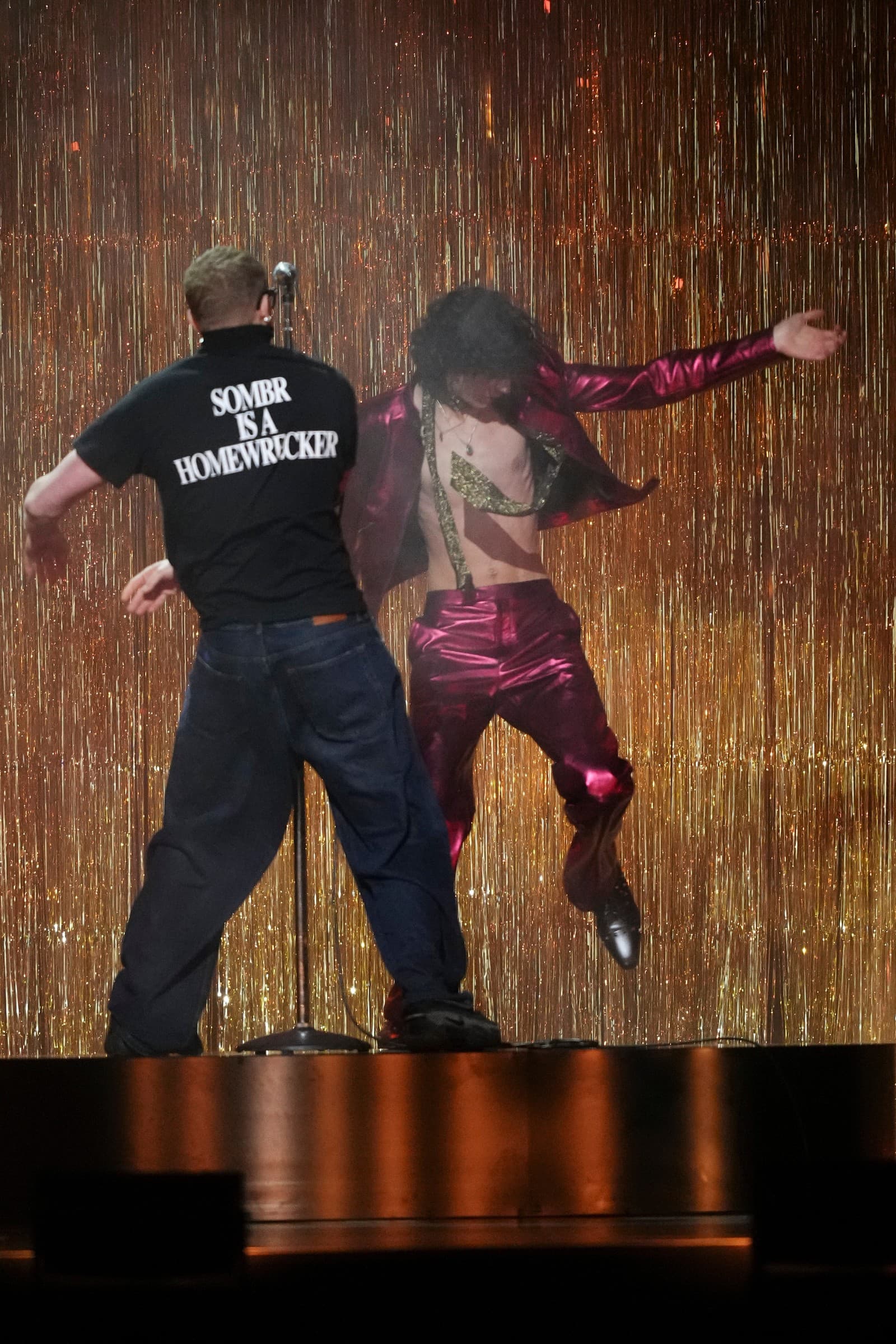 Brit Awards. Na snímke Sombr