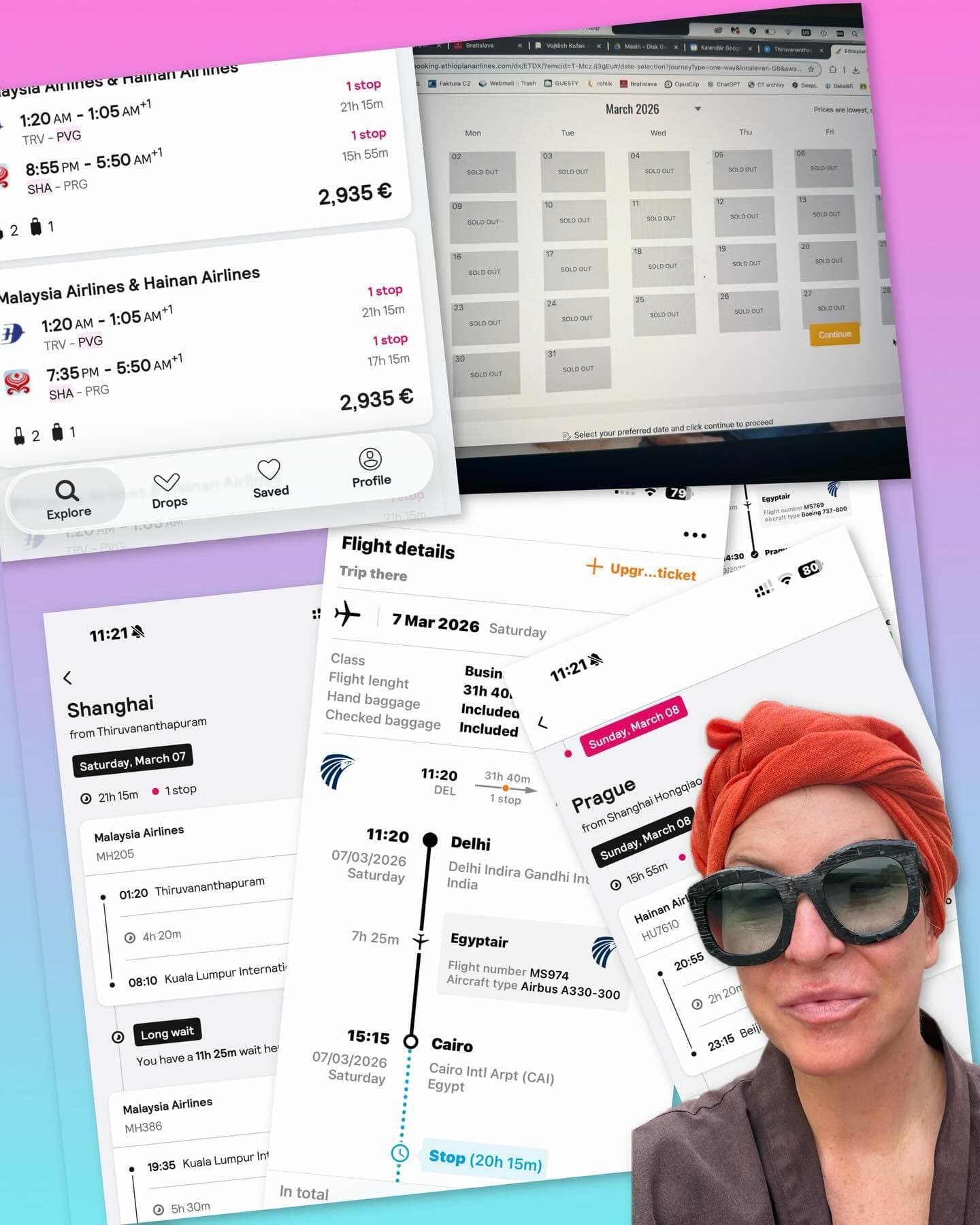 Wanda Adamik Hrycová uviazla na Srí Lanke