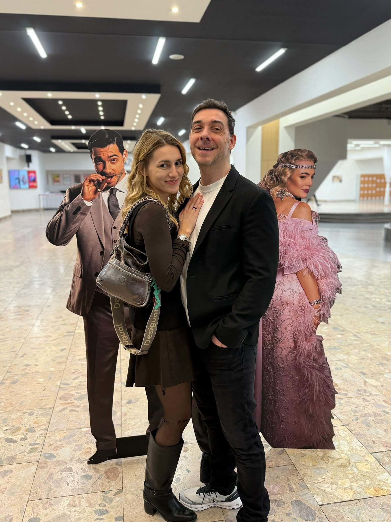 Pavol Plevčík s priateľkou Ninou