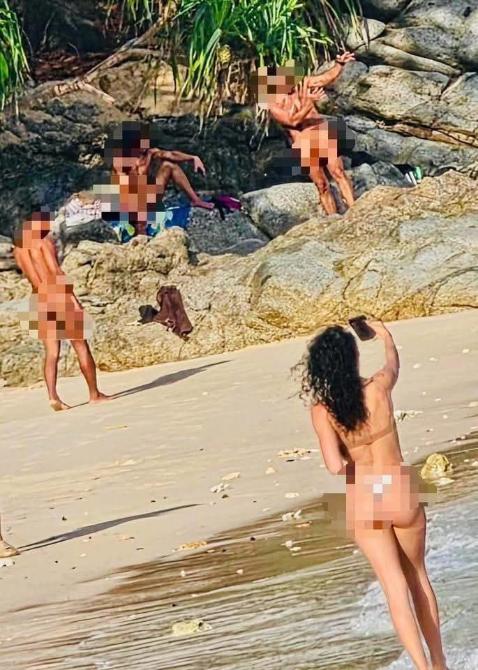 Škandál na pláži v