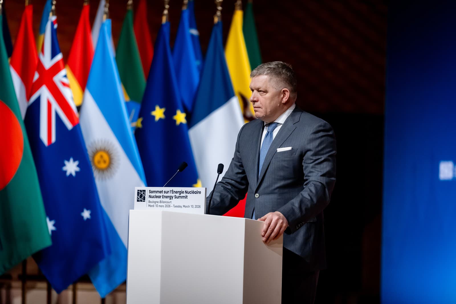 Premiér Robert Fico na summite o civilnej jadrovej energii