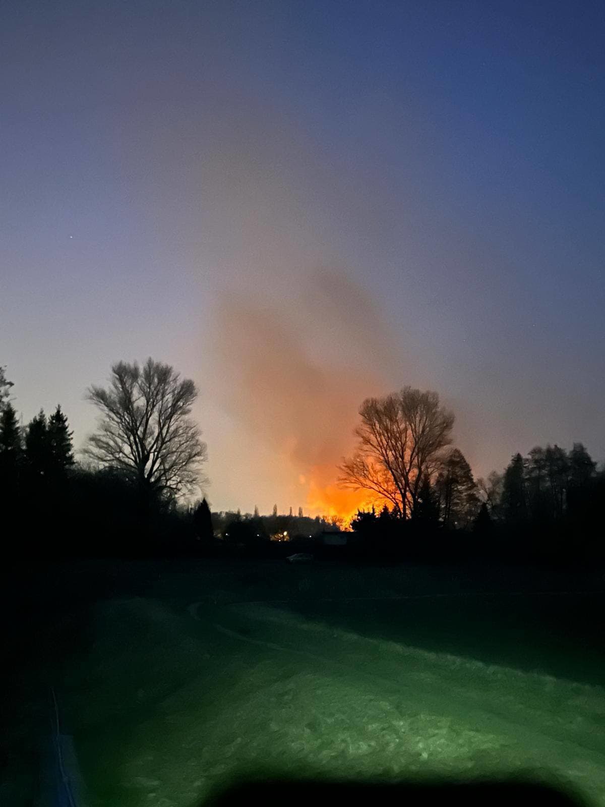 Požiar na Kamennom mlyne