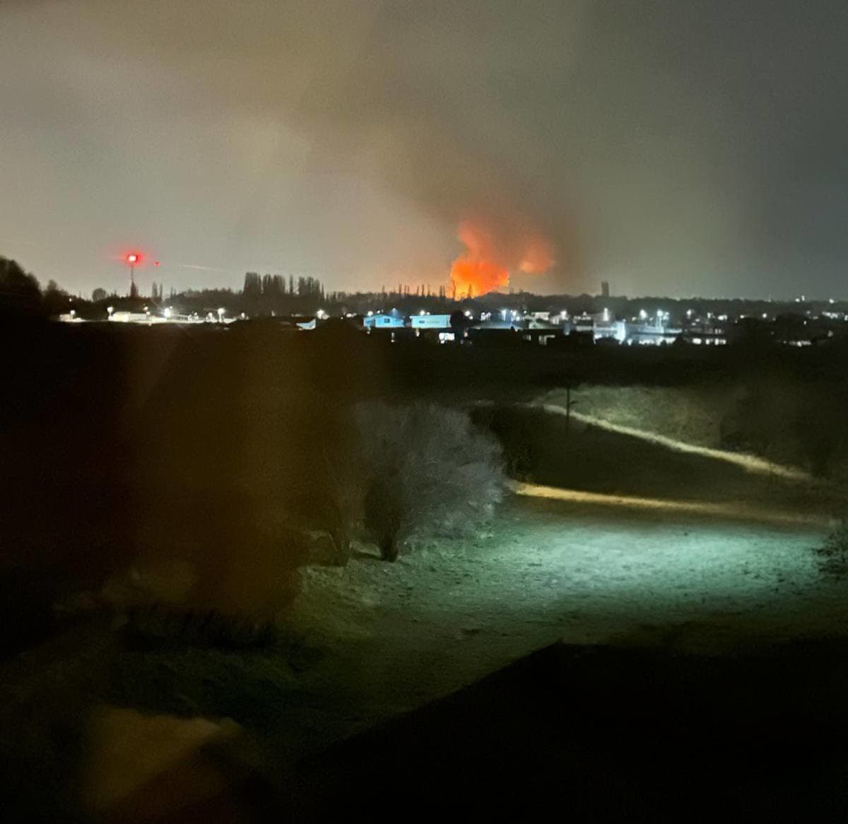 Požiar na Kamennom mlyne