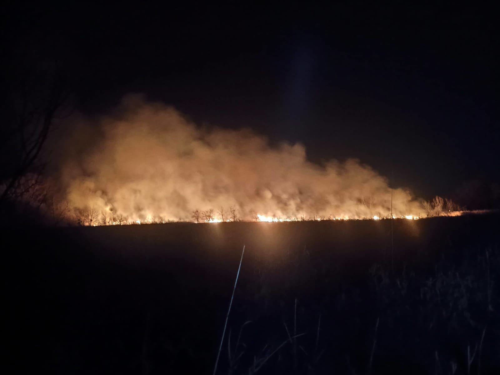 Požiar na Kamennom mlyne