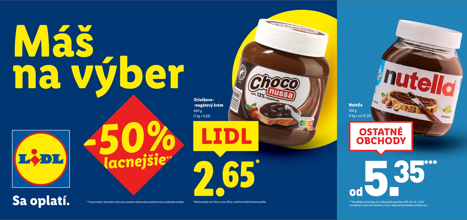 S privátnymi značkami z