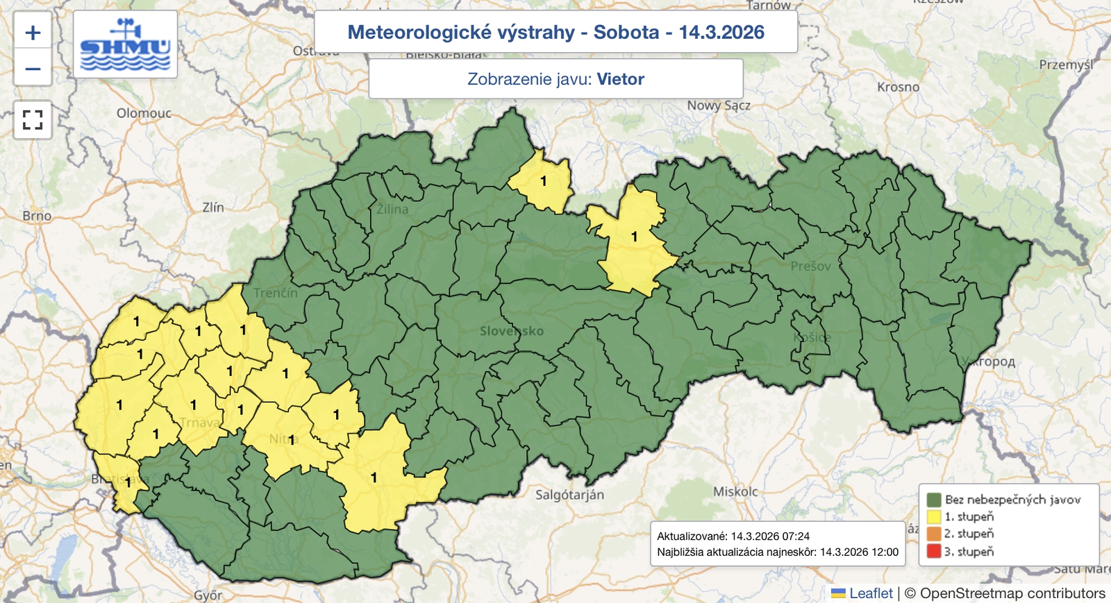 Meteorológovia varujú pred silným