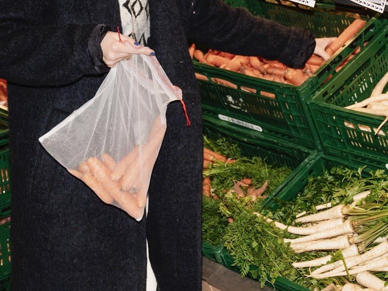 Ovocie a zeleninu si môžete baliť do  ekosieťky