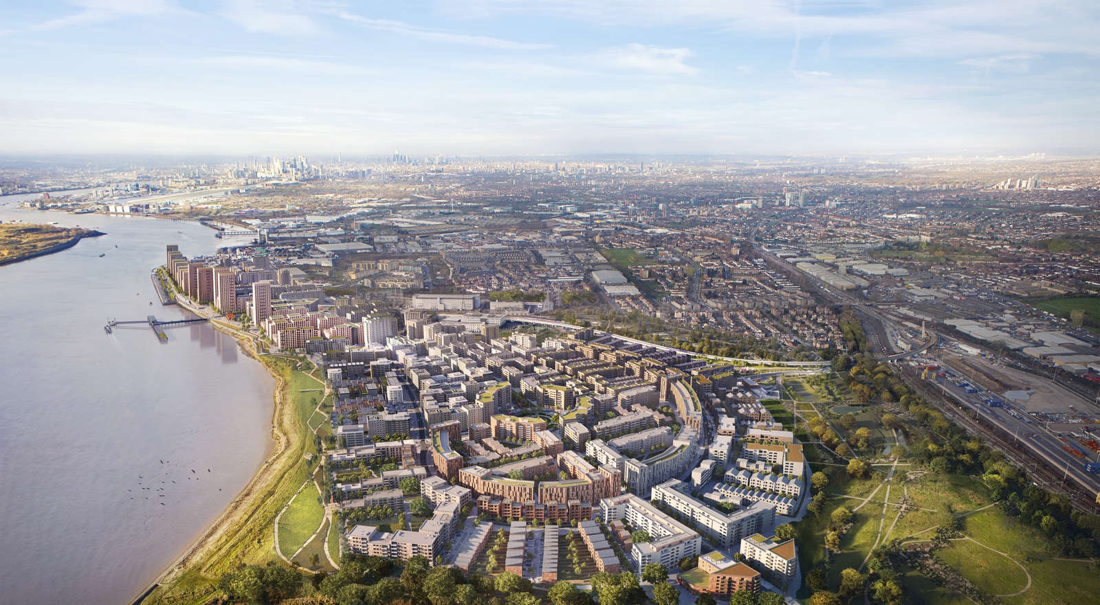 Londýnsky developerský projekt Barking Riverside po dokončení ubytuje 50-tisíc ľudí
