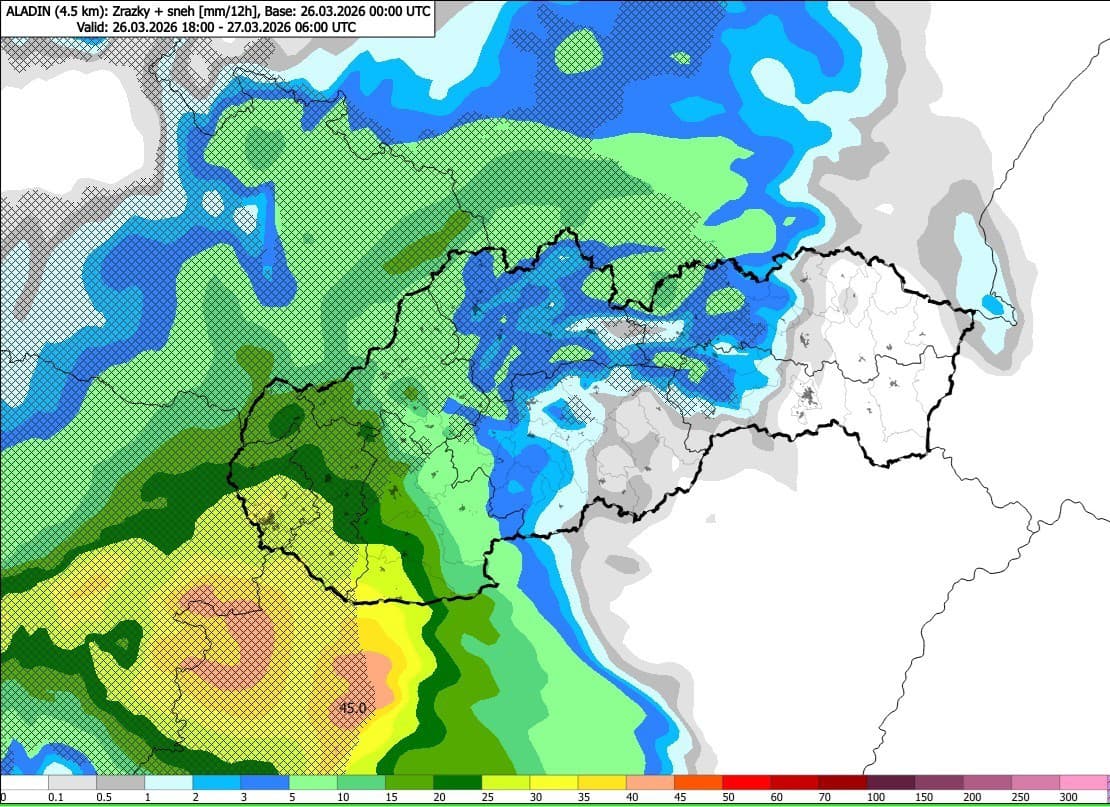 Meteorológovia MENIA predpoveď! Piatok