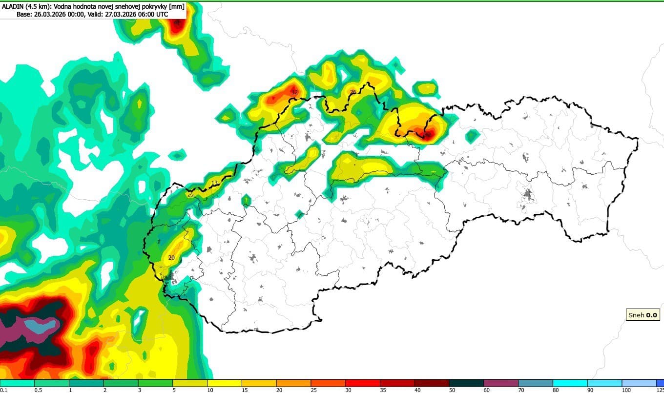 Meteorológovia MENIA predpoveď! Piatok