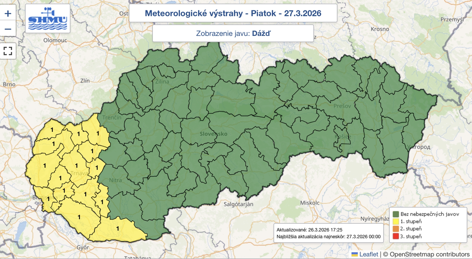 Počasie sa opäť zmení: