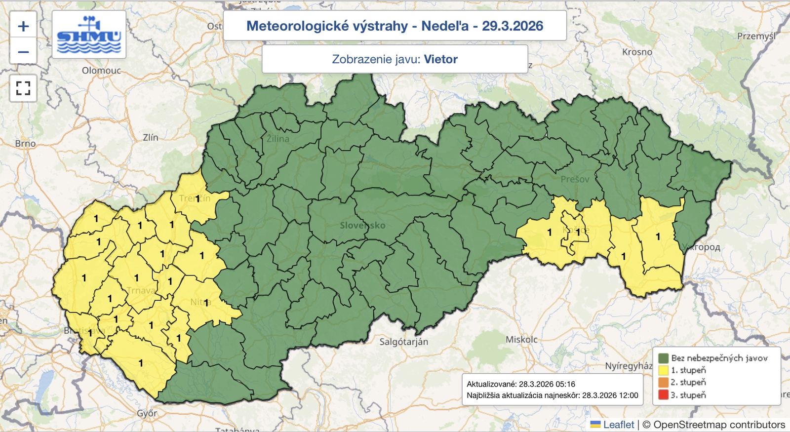 Silný vietor útočí: Vodiči,