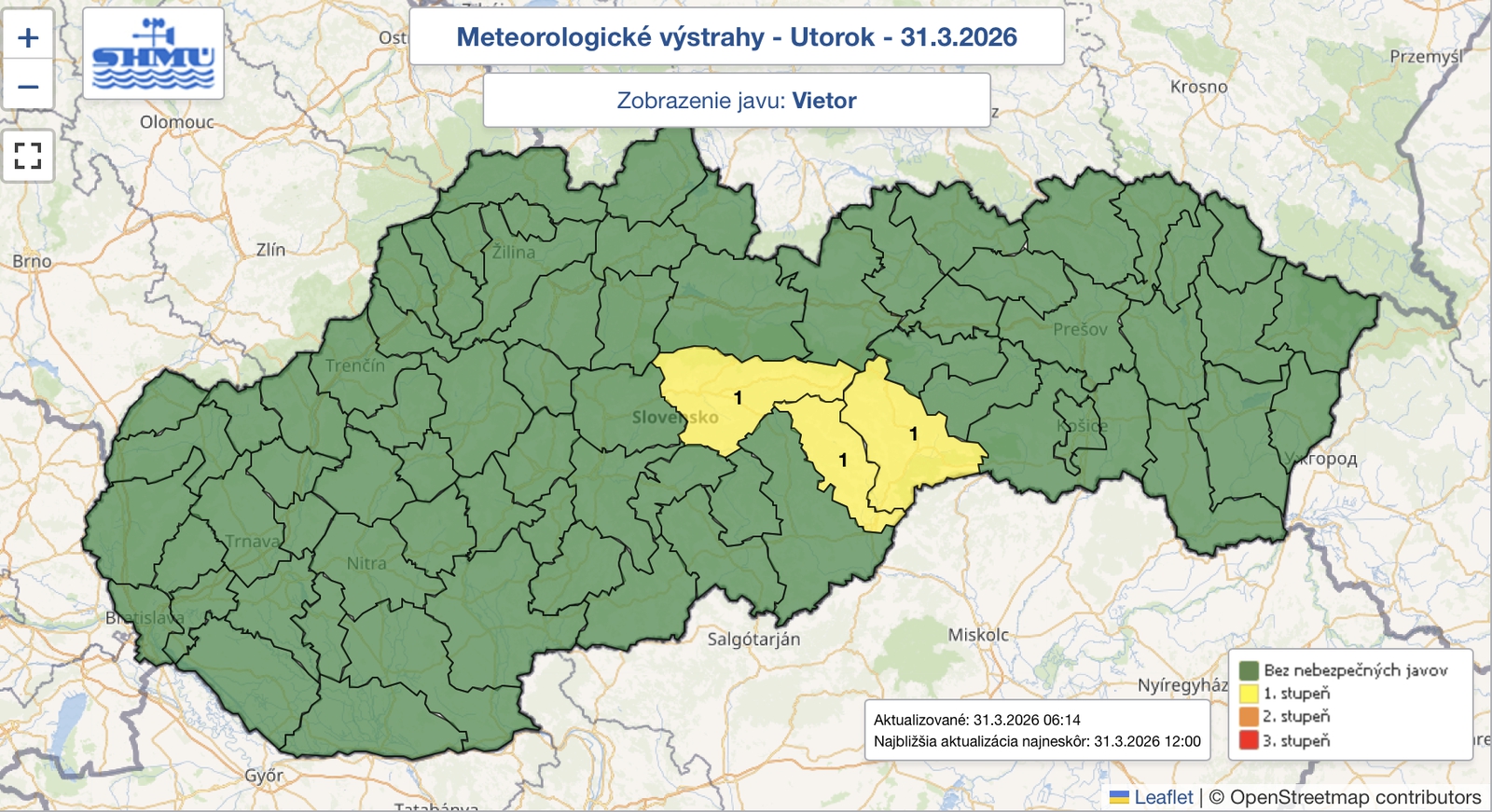 Meteorológovia varujú pred silnejším