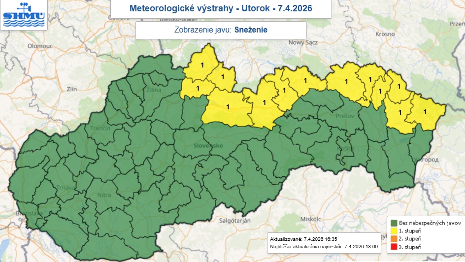 Pozor na zmenu počasia!