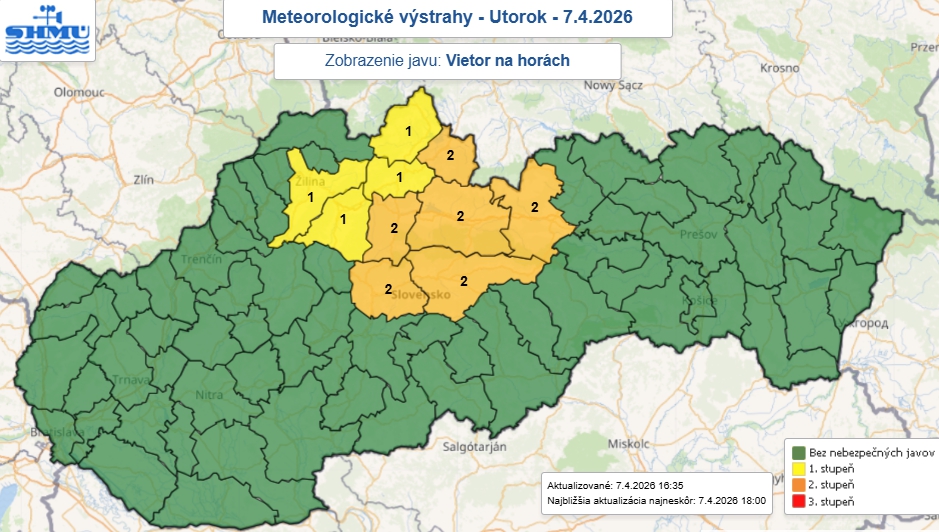 Pozor na zmenu počasia!