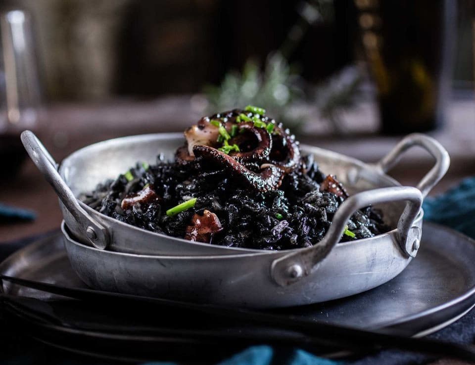 Čierne rizoto zo sépie