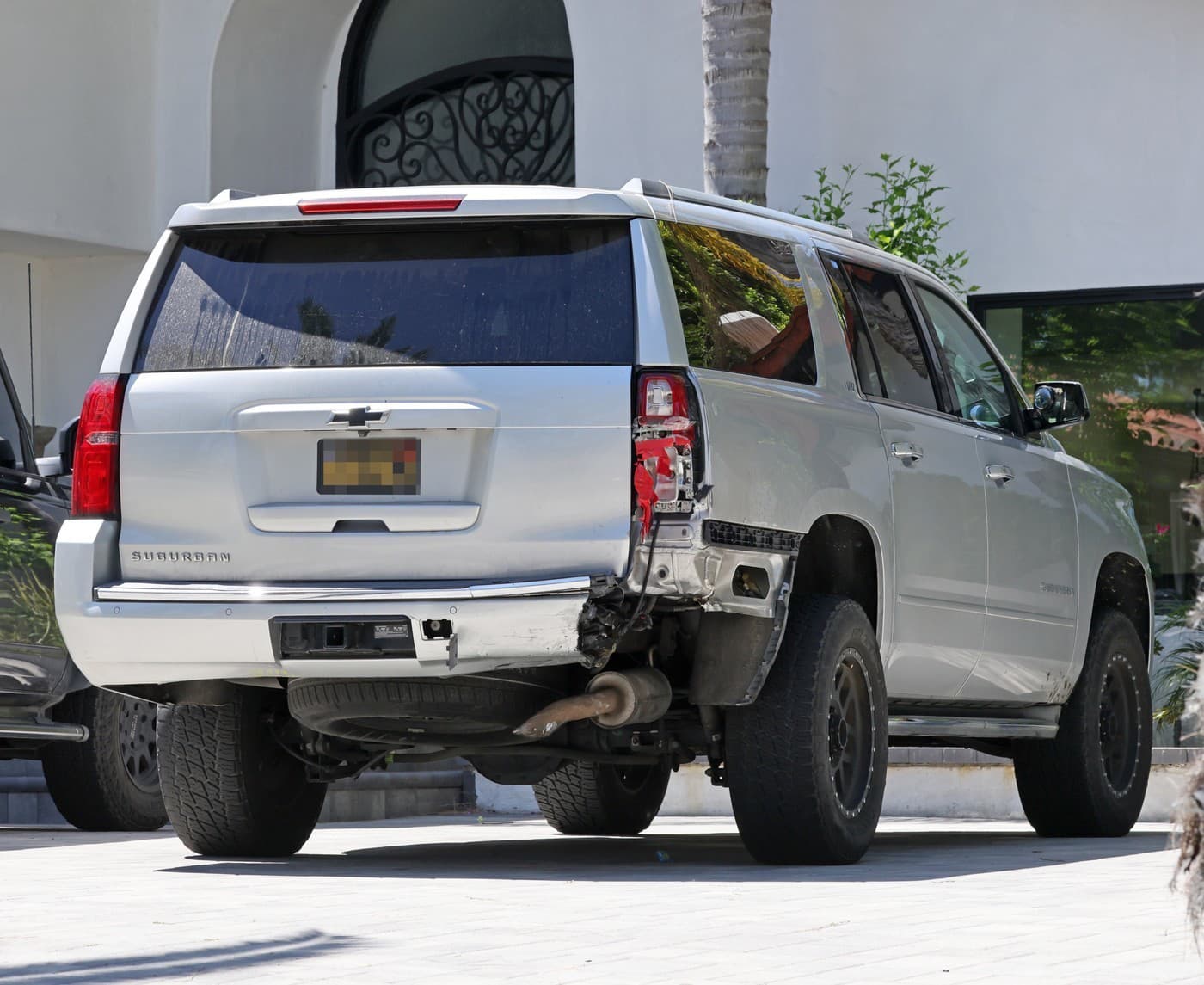 Auto Tori Spelling po nehode