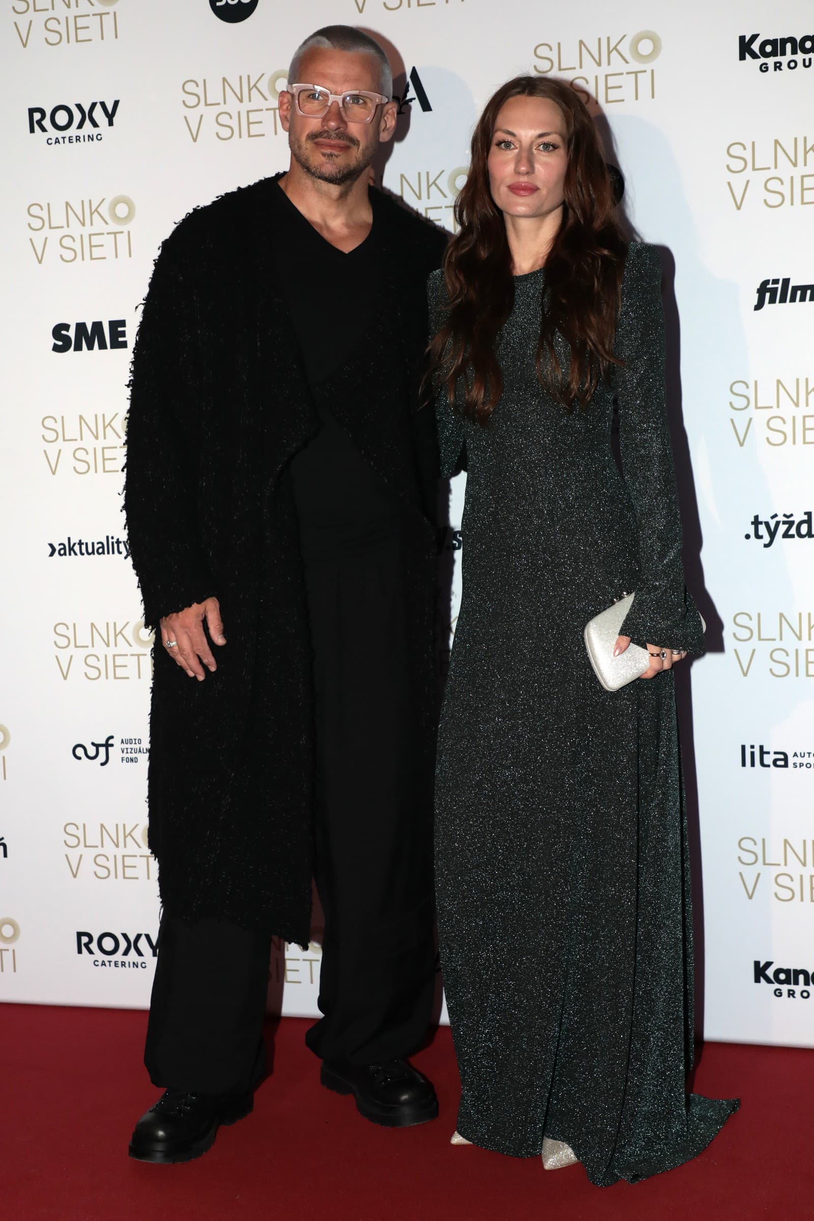 Odovzdávanie cien Slnko v sieti za rok 2025. Na snímke Natália Germáni, Martin Valihora