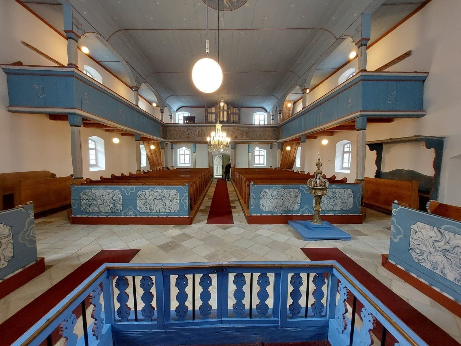 Evanjelický kostol vo Vyšnej Boci.