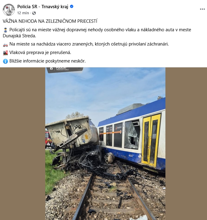 AKTUÁLNE Dopravná tragédia na